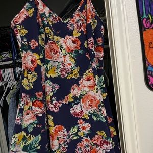 Pretty floral mini dress